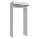 Mueble para empotrar Heladera 103 cm 1 Puerta Abatible Blanco Glamy Madesa