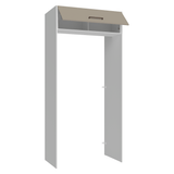 Mueble para empotrar Heladera 103 cm 1 Puerta Abatible Blanco/Crema Agata Madesa