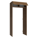 Mueble para empotrar Heladera 103 cm 1 Puerta Abatible Marrón Stella Madesa