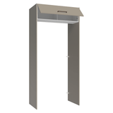 Mueble para empotrar Heladera 103 cm 1 Puerta Abatible Crema/Blanco/Crema Agata Madesa