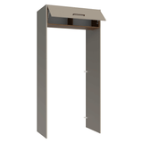 Mueble para empotrar Heladera 103 cm 1 Puerta Abatible Crema/Marrón/Crema Agata Madesa