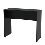 Isla de Cocina con Barra Desayunador 115cm Negro Madesa