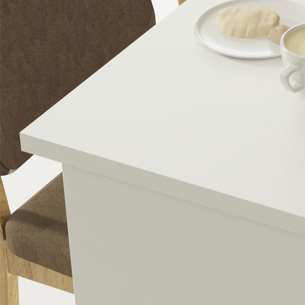 Isla de Cocina con Barra desayunador Madesa 120cm B1
