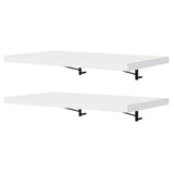 Kit 2 Estantes de Cocina Flotantes 60 cm Blanco Madesa