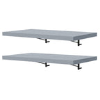 Kit 2 Estantes de Cocina Flotantes 60 cm Gris Madesa