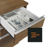Combo de Cocina 190cm Madesa Helen Marrón/Marrón/Crema 02