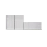 Kit Lavadero Madesa Acordes 100% MDF con 2 Alacenas Blanco Brillante