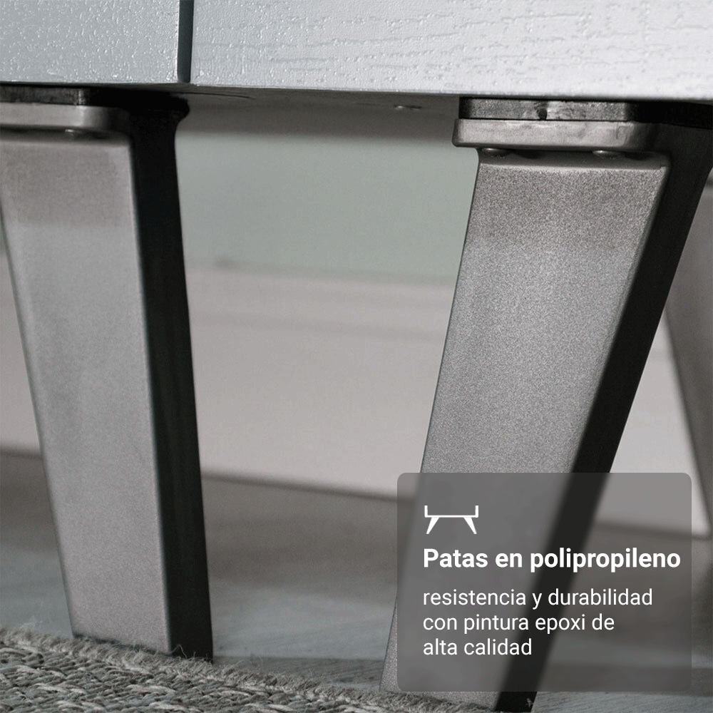 Combo Completo de Cocina 260 cm Gris Nice Madesa 02