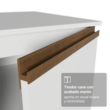 Mueble de Cocina Completa Pieta 260 cm 8 Puertas 1 Cajón (Con Mesada) Blanco Madesa