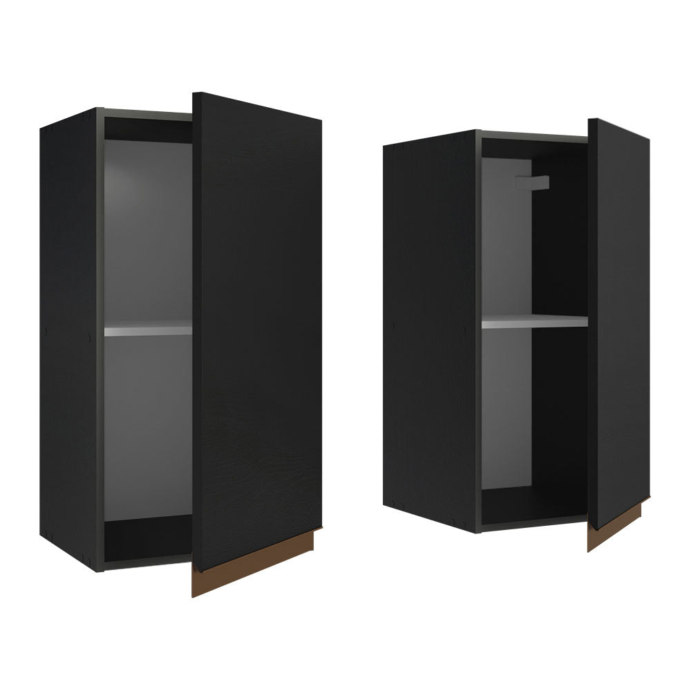 Alacena 70 cm 2 Puertas Negro Reims Madesa