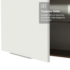 Combo completo de Cocina 270 cm Marrón/Blanco Stella Madesa