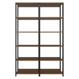 Estante Multiuso para Oficina 118cm Marrón/Negro Madesa