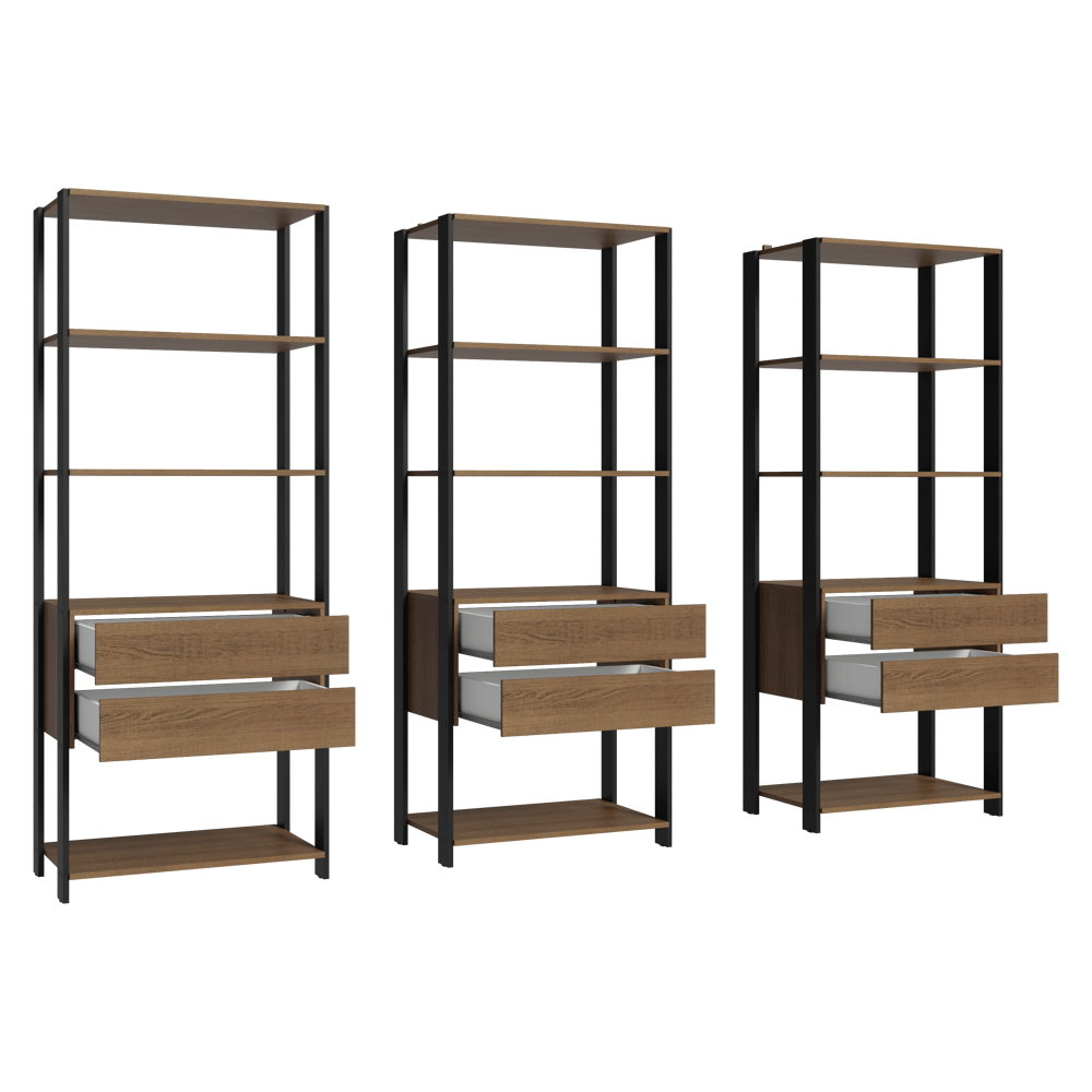 Armario Organizador Multiuso para Libros Madesa 210cm MN