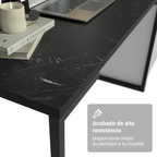Kit Escritorio Industrial 2 Placard Neo 2 Repisas Blanco/Negro Madesa