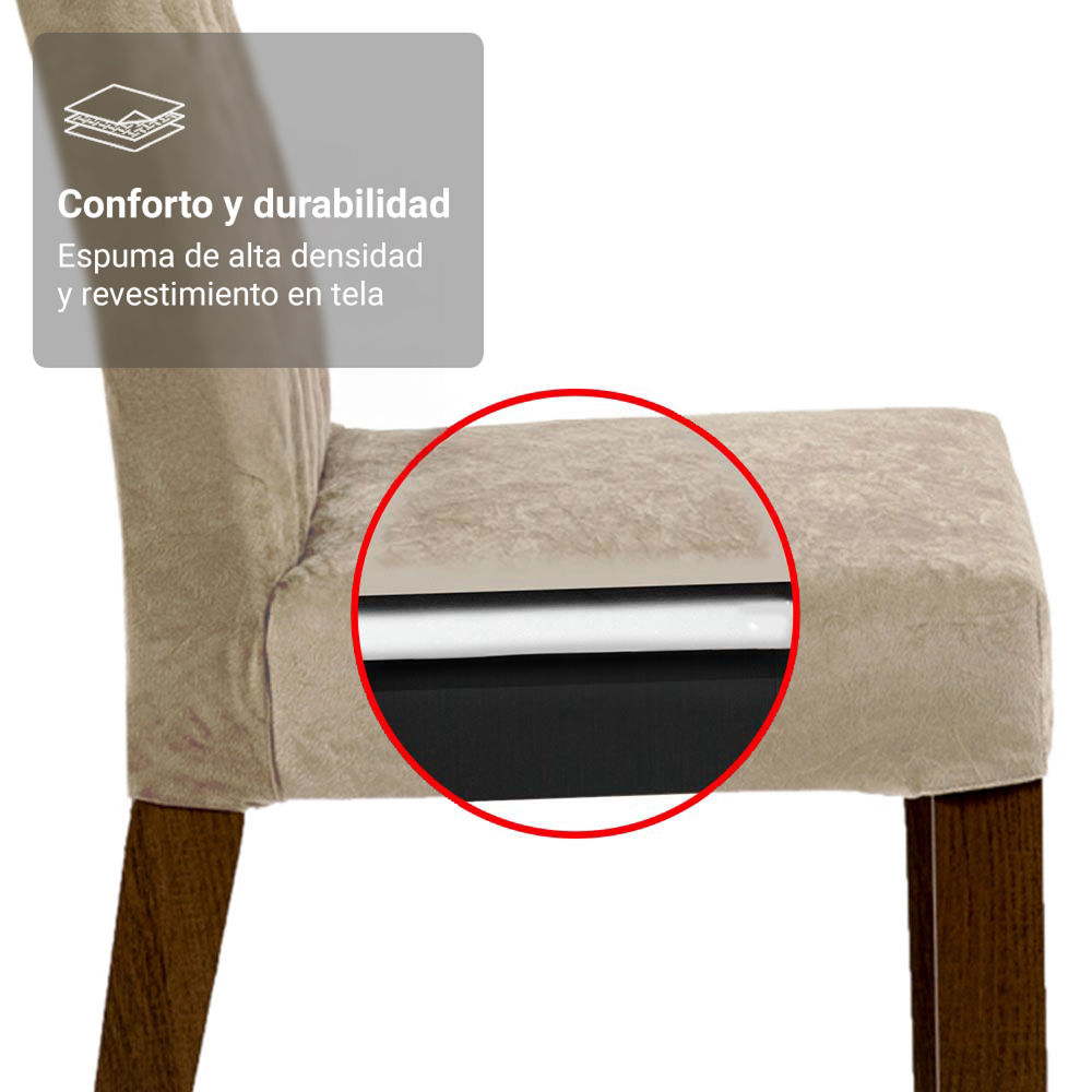 Mesa de Comedor con Mesa y 6 Sillas Madesa Allegro MI