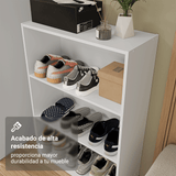 Estante Zapatero 3 Repisas Sin Puertas Blanco Madesa