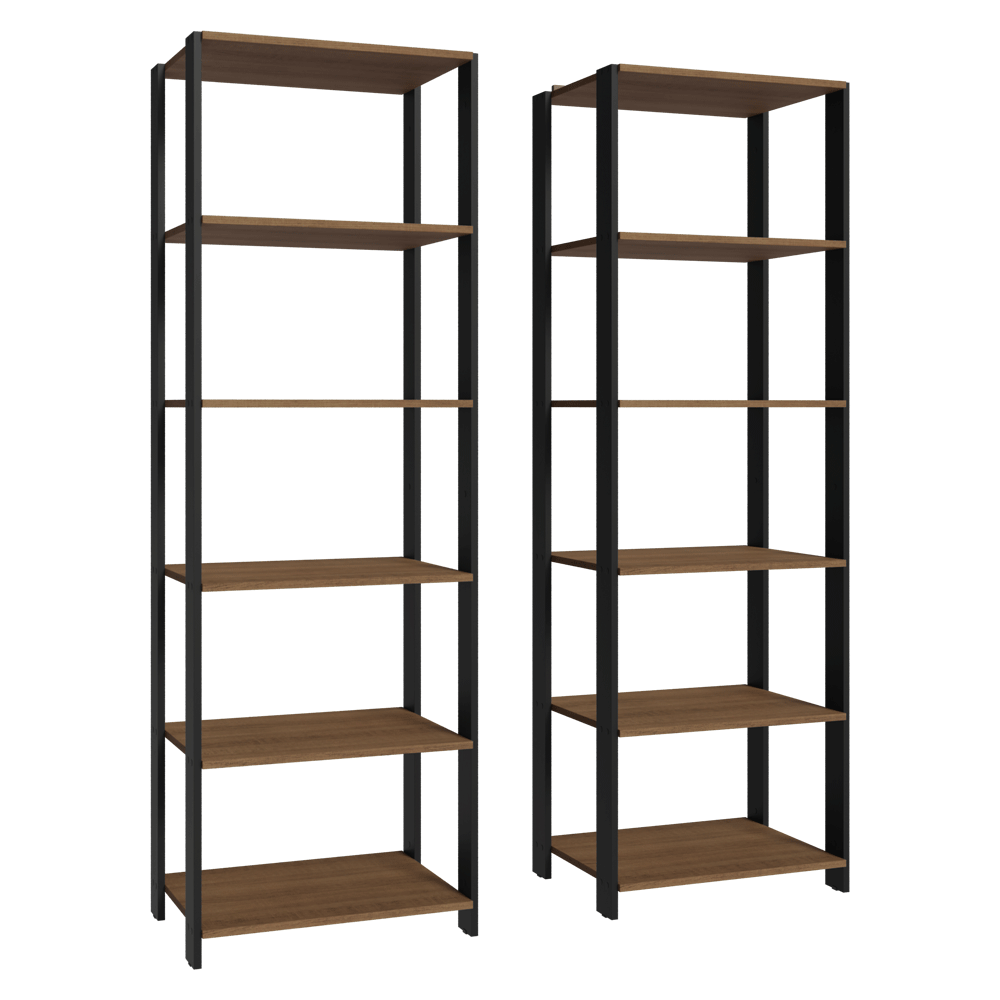 Estante Multiuso para Cocina 118 cm Marrón/Negro Madesa