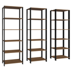 Estante Multiuso para Cocina 177 cm Marrón/Negro Madesa