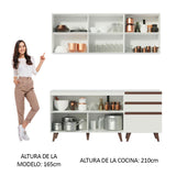 Combo completo de Cocina Madesa Reims 180cm BB 01