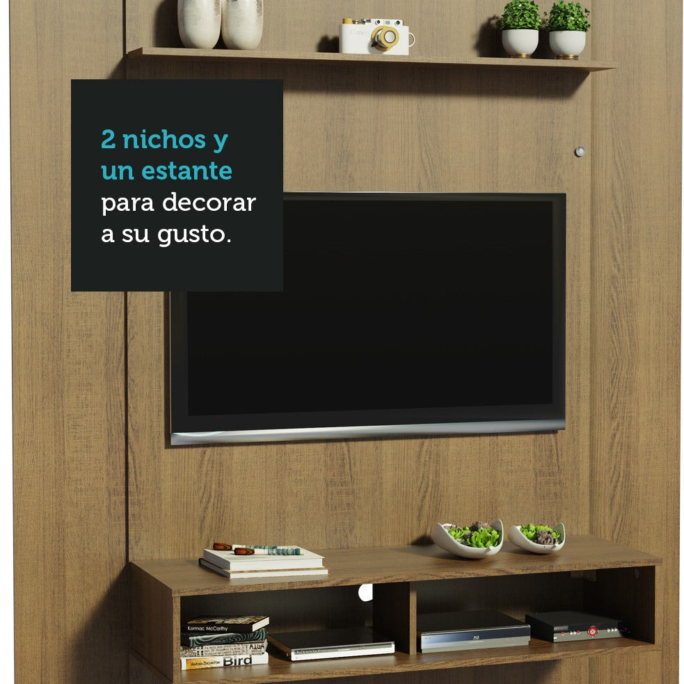 Panel para TV Hasta 55'' Marrón Arizona