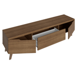 Rack para TV hasta 75 Pulgadas 180 cm 2 Puertas 1 Cajón Marrón Dune Madesa