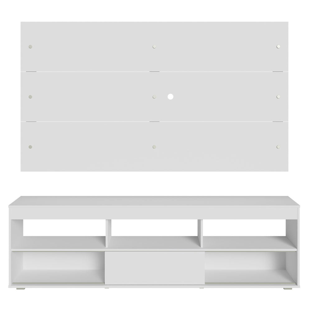 Rack para TV y Panel Hasta 65 Blanco Orlando