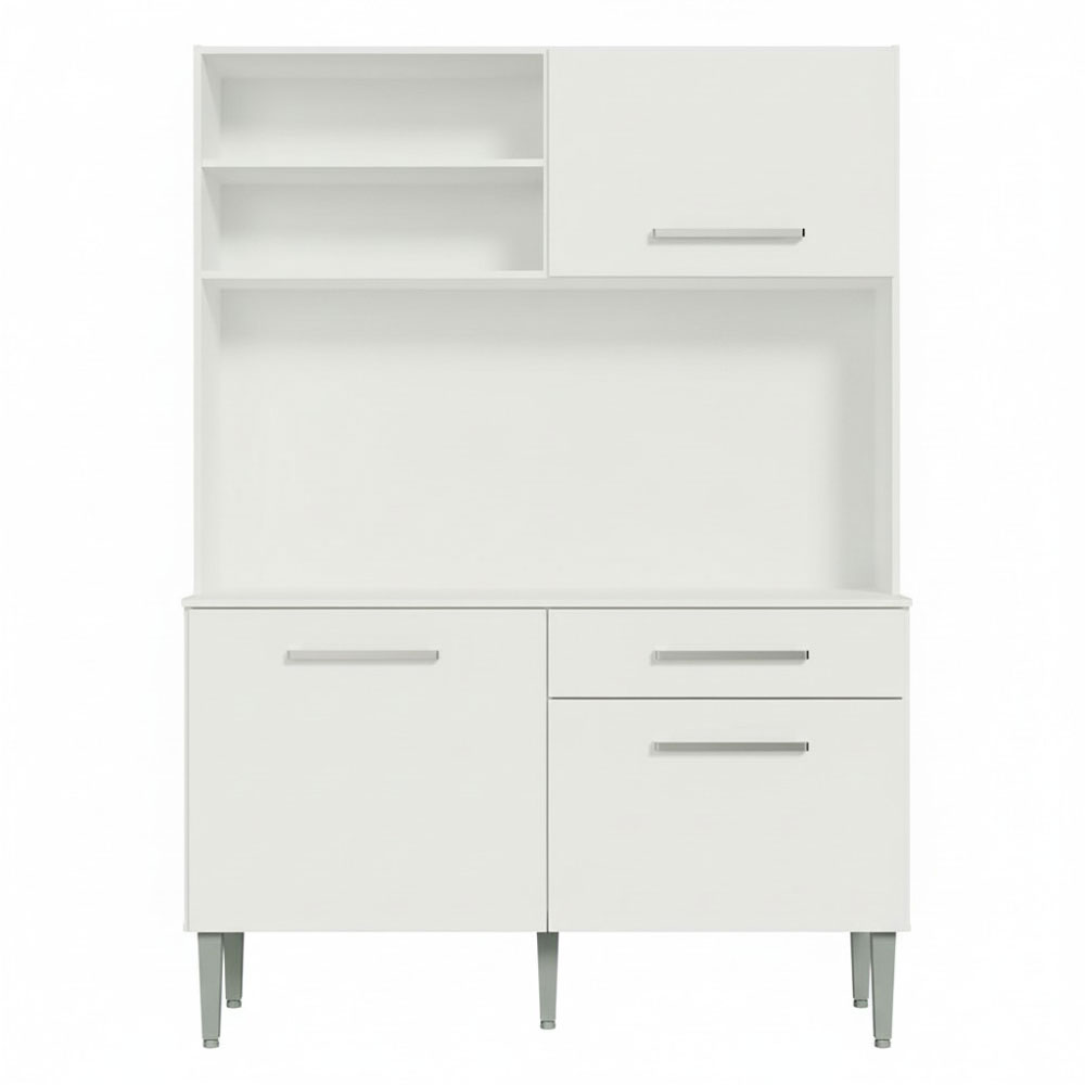 Cocina Compacta 120cm Blanco Life