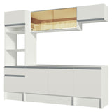 Cocina Diamante Compacta, 240 cm, Blanco