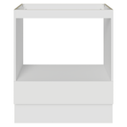 Bajo Mesada para Horno/Microondas 70 x 60 cm 1 Cajón (Sin Mesada) Blanco Línea Estándar Madesa