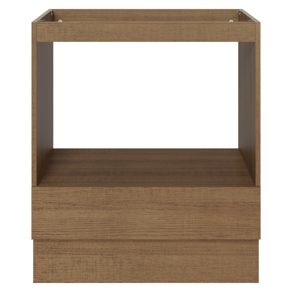 Bajo Mesada para Horno/Microondas 70 x 60 cm 1 Cajón (Sin Mesada) Marrón Madesa