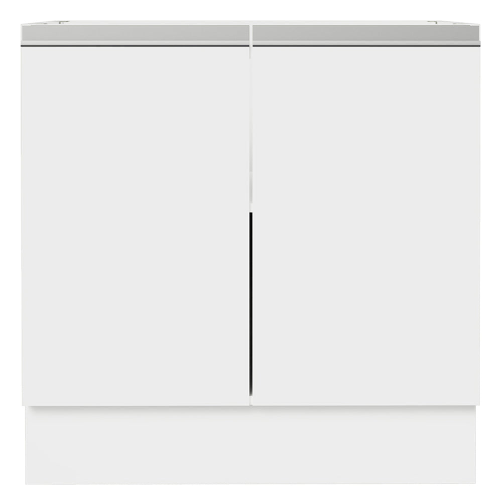 Bajo Mesada 80 cm x 60 cm, 2 Puertas Glamy Blanco