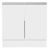 Bajo Mesada 80 cm x 60 cm, 2 Puertas Glamy Blanco