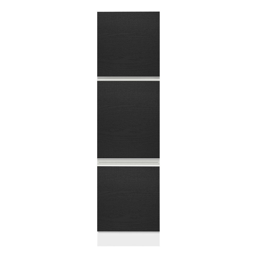 Despensero Madesa Glamy 60 x 60 cm 3 Puertas Blanco/Negro