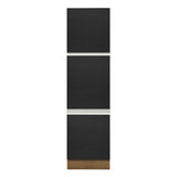 Despensero Madesa Glamy 60 x 60 cm 3 Puertas Marrón/Negro