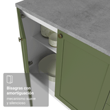 Despensero 60 x 60 cm 3 Puertas Blanco/Verde Vik Madesa