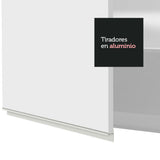 Despensero Madesa Glamy 60 x 60 cm 1 Puerta 3 Cajones Blanco