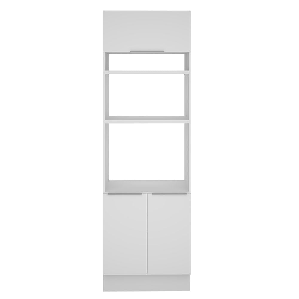 Mueble de Cocina para Horno 70 x 60 cm 3 Puertas Blanco Stella Madesa
