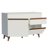 Bajo Mesada para Bacha 120 cm 2 Puertas y 1 Cajón Reims Blanco