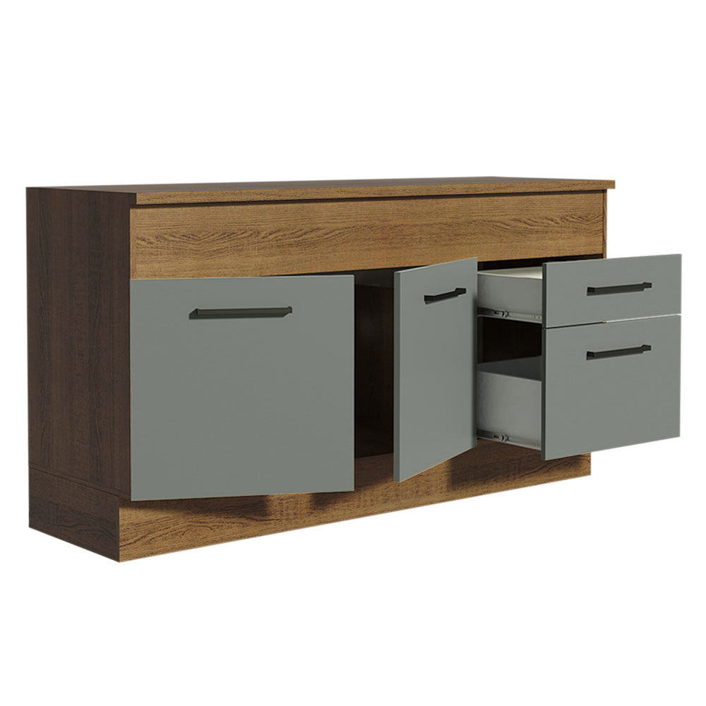 Bajo mesada Madesa Agata 150 Cm 2 Puertas 2 Cajones