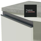 Bajo Mesada 60 cm 1 Puerta Blanco Glamy Madesa
