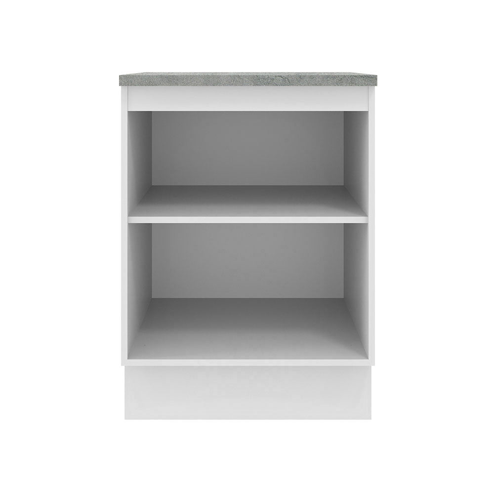 Bajo Mesada 60 cm 1 Puerta Agata Blanco/Crema