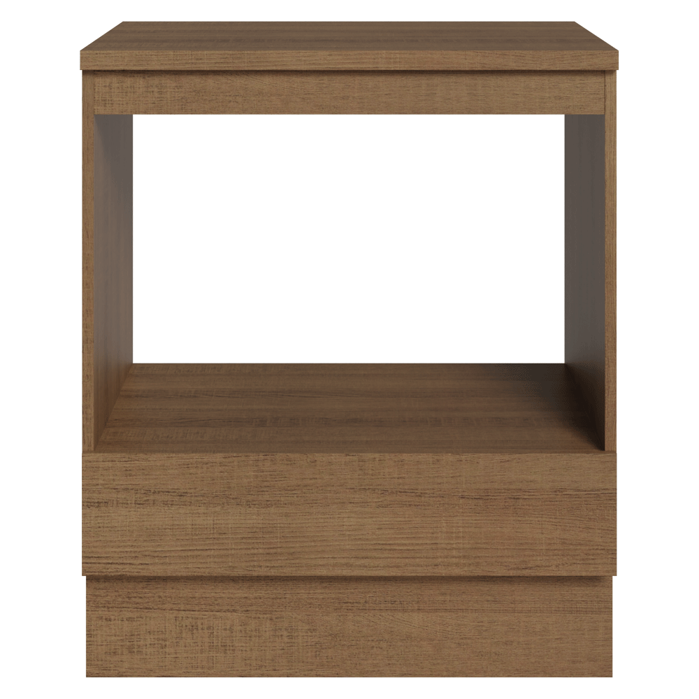 Mueble para Horno/Microondas 70 cm 1 Cajón (Con mesada) Marrón Madesa
