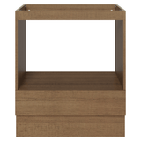 Mueble para Horno/Microondas 70 cm 1 Cajón (Sin mesada) Marrón Madesa