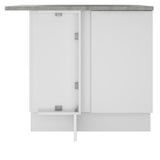 Bajo Mesada 94 cm Sin cajones 1 Puerta Stella Blanco