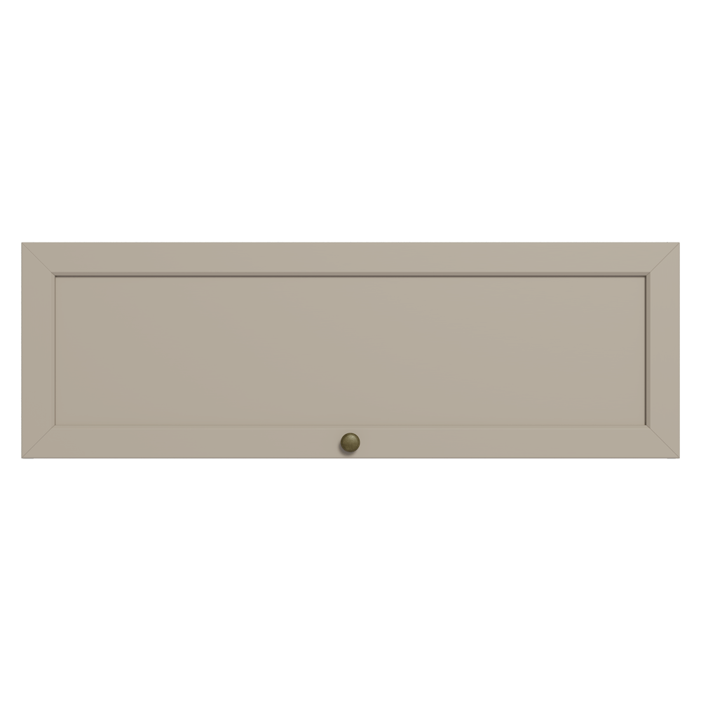 Alacena Cocina 100 cm 1 Pueta Abatible Blanco/Crema Vik Madesa
