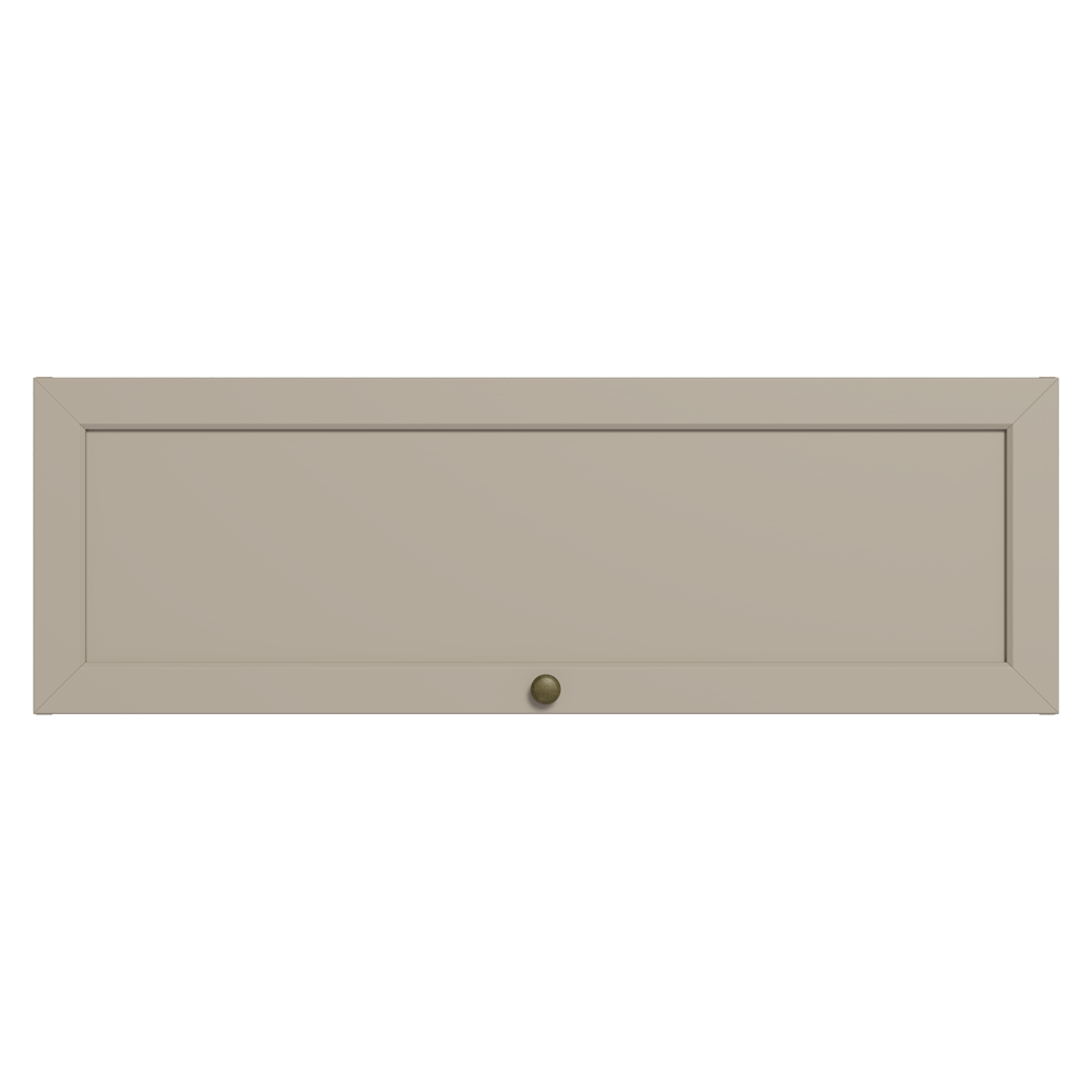 Alacena Cocina 100 cm 1 Pueta Abatible Marrón/Crema Vik Madesa