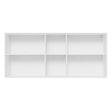 Alacena 150 cm 2 Puertas y 2 Nichos Glamy Blanco/Marrón