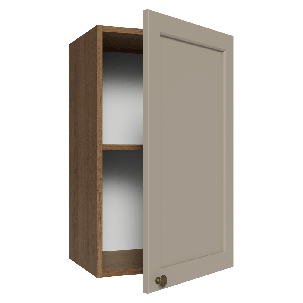Alacena Cocina 40 cm 1 Pueta Marrón/Crema Vik Madesa