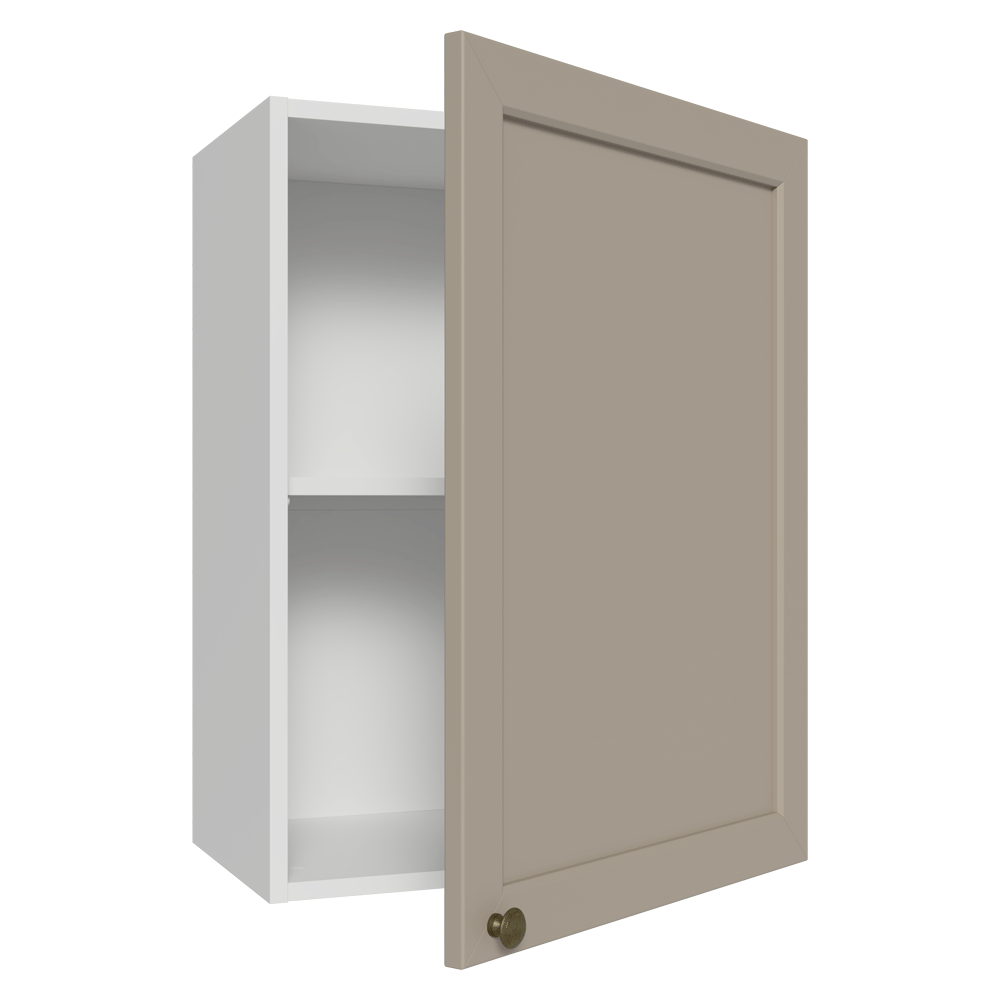 Alacena Cocina 50cm 1 Pueta Blanco/Crema Vik Madesa