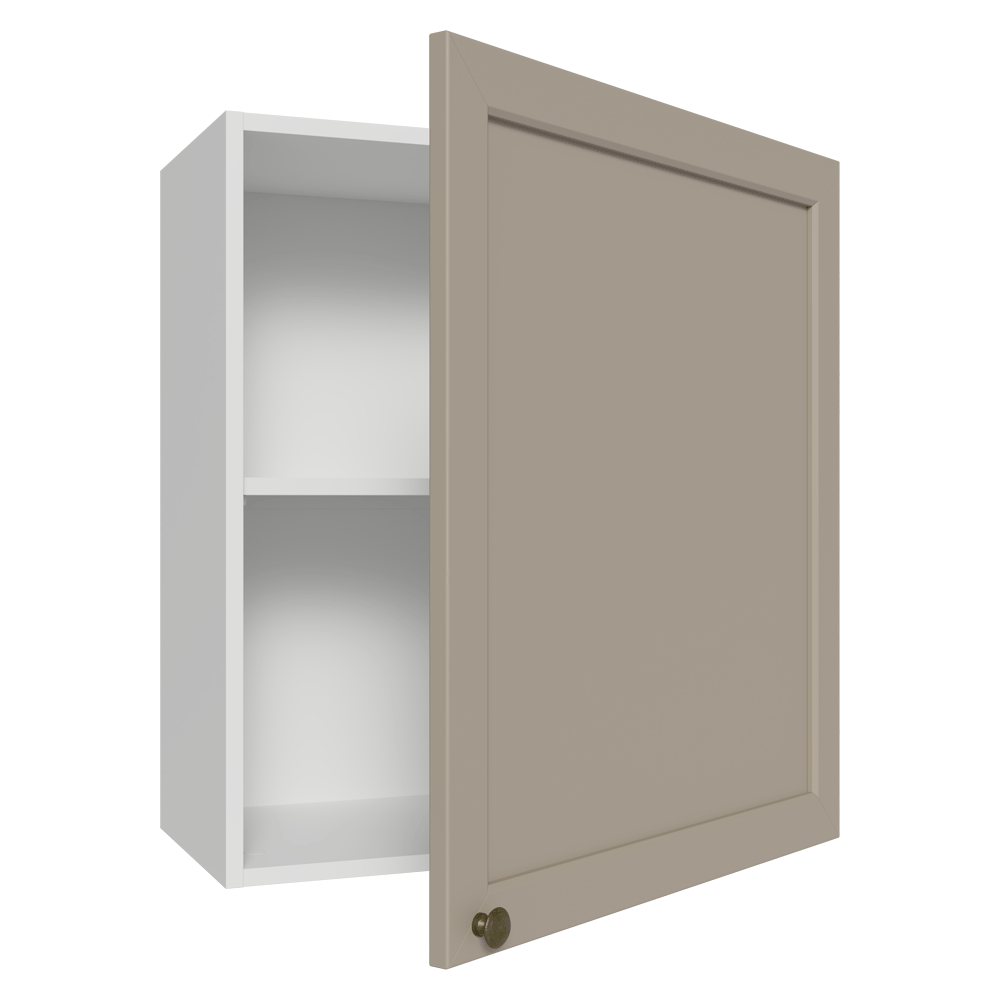 Alacena Cocina 60 cm 1 Pueta Blanco/Crema Vik Madesa